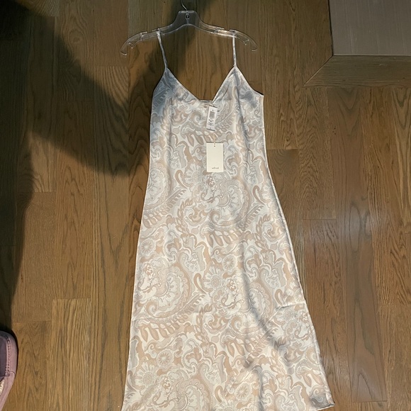 Wilfred Only Slip Midi Dress, Light Birch - Picture 2 of 4